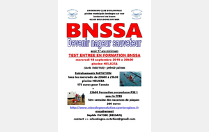test BNSSA septembre 2019